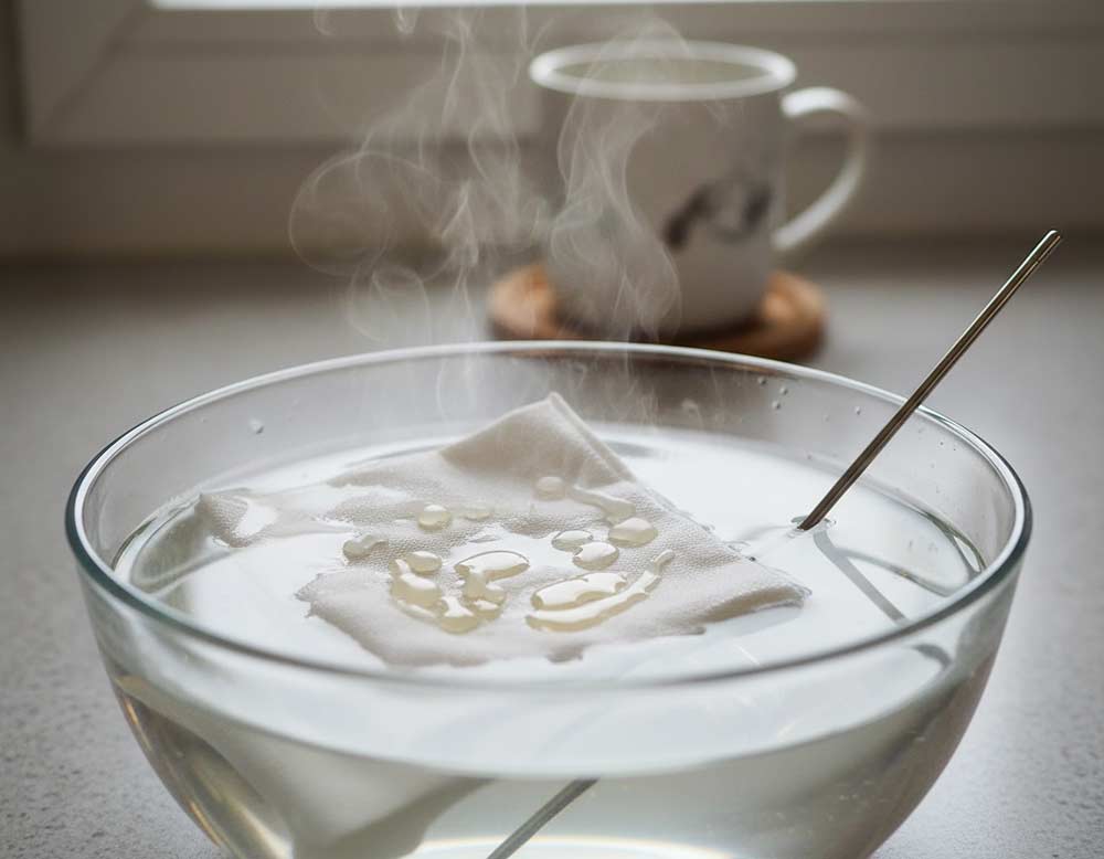 Der warm Wasser Trick mit 60 Grad heißes Wasser Der warm Wasser Trick mit 60 Grad heißes Wasser