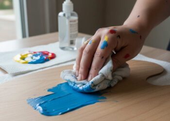 Acrylfarbe entfernen