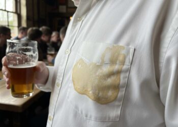 Bierflecken rausbekommen