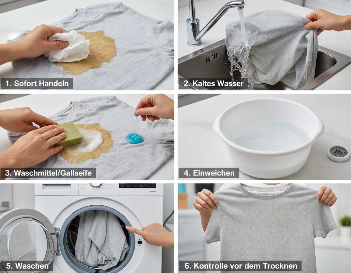 Bierflecken entfernen aus Kleidung entfernen 