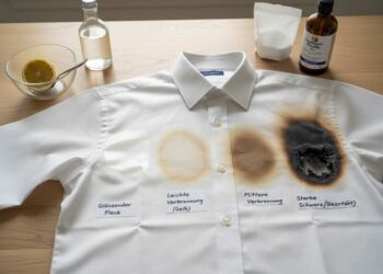 Bügeleisenfleck entfernen