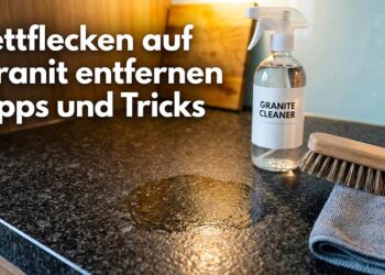 Fettflecken auf Granit entfernen