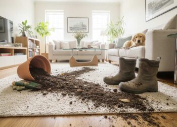 Gartenerde-entfernen