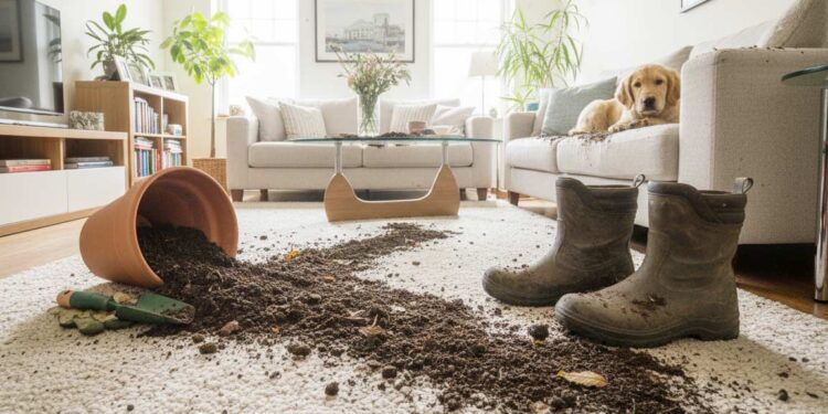 Gartenerde-entfernen