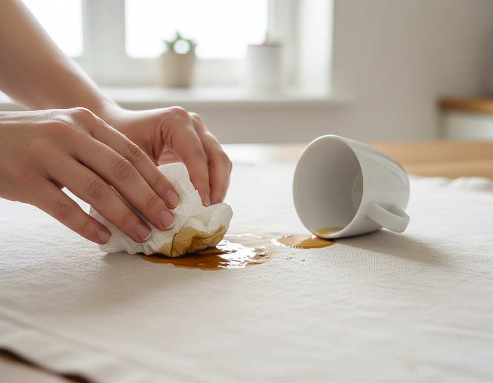 Kaffeeflecken entfernen 