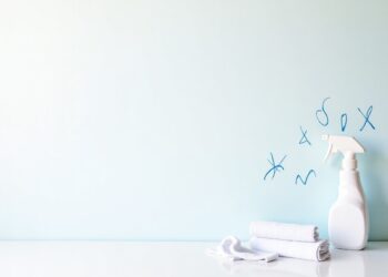 Kugelschreiber von Tapete entfernen – blaue Tintenspuren auf weißer Tapete