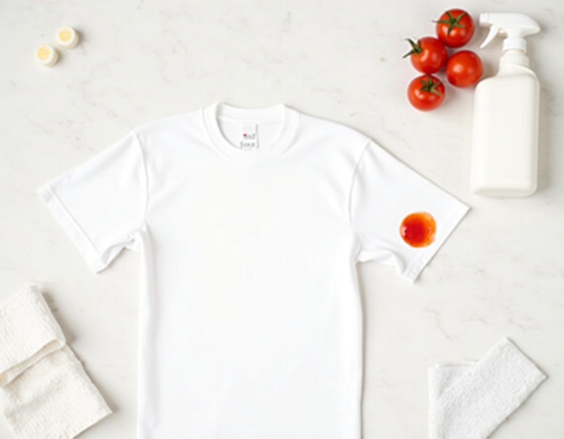 Tomatensoße Fleck entfernen – Hausmittel und Tipps auf einen Blick Tomatensoße Fleck entfernen – Hausmittel und Tipps auf einen Blick